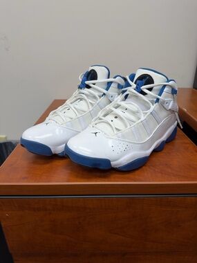 Jordan 6 Rings “White Dark Marina Blue”